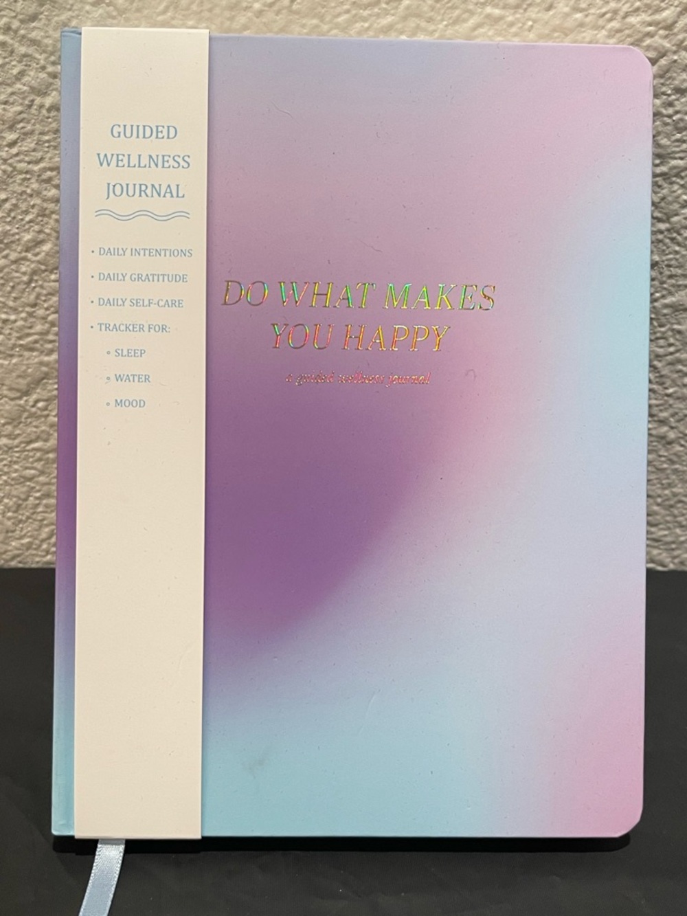 Guided Wellness Journal - Pastel Gradient "Do What Makes You Happy" - NWT